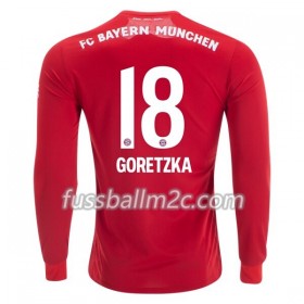 Fußballtrikots FC Bayern München Leon Goretzka 18 Heim Trikotsatz 2019-2020 Langarm